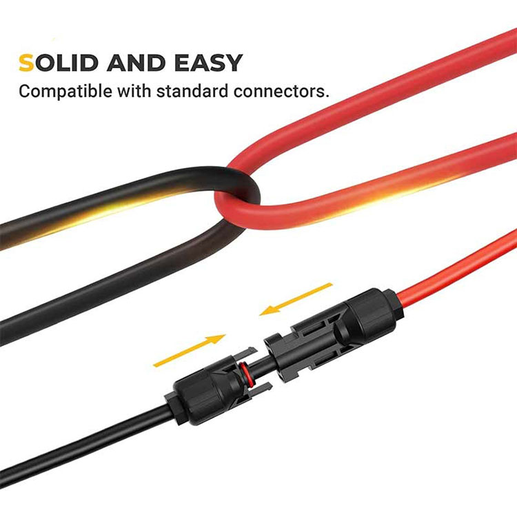 Adakah kabel lanjutan suria 20 kaki 10AWG menjadi keras dan retak pada suhu rendah?